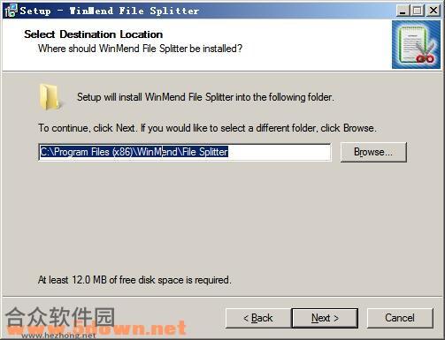 WinMend File Splitter