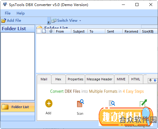 SysTools DBX Converter(DBX格式转换工具) v5.0 免费版