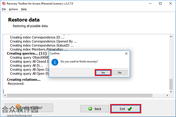 Recovery Toolbox for Access