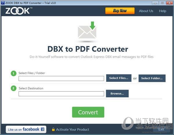 ZOOK DBX to PDF Converter(DBX到PDF转换器) v3.0 官方版