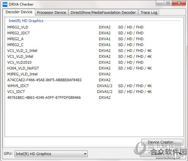 dxva checker(CPU信息监测) v3.14.0 绿色版