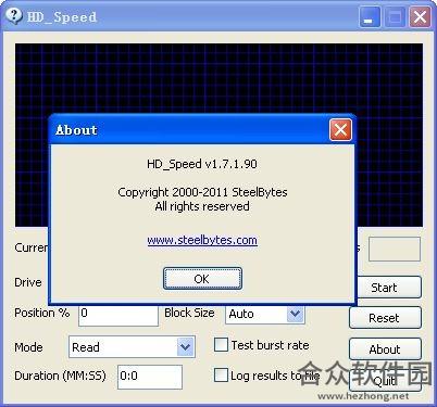 硬盘测试软件HD Speed v1.5 汉化版