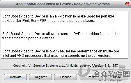 Soft4Boost Video to Device(视频格式转换工具) v6.9.9.555 官方版