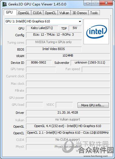 gpu caps viewer汉化绿色版下载v1.34.3.1[百度网盘资源]