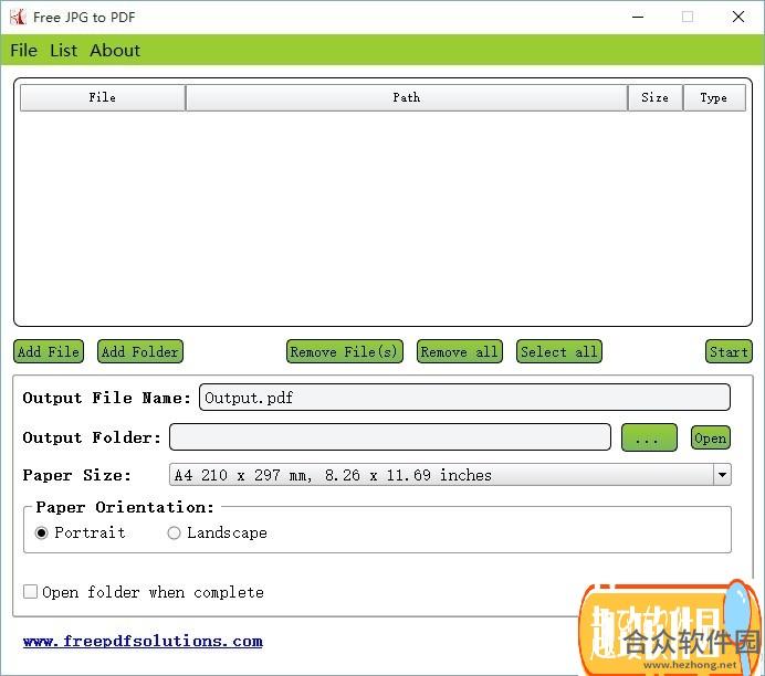 Free JPG to PDF Converter 1.2 官方版