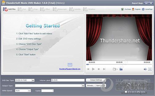 ThunderSoft Movie DVD Maker v7.0.0 免费版