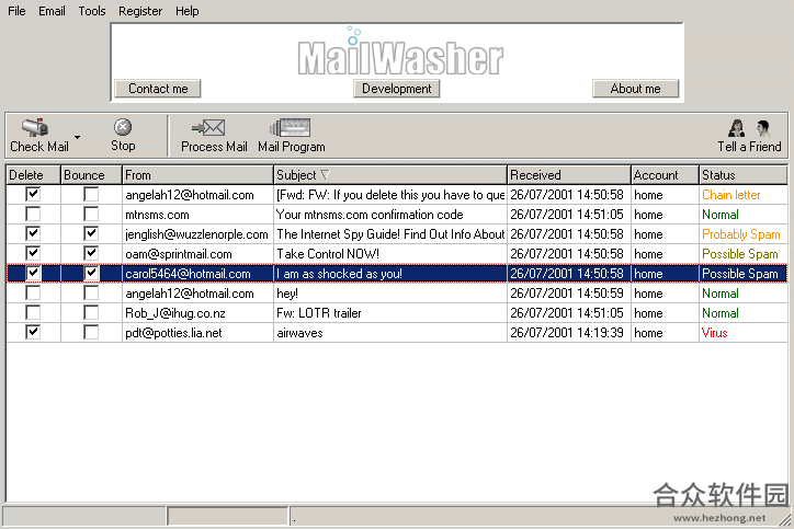 Firetrust MailWasher(垃圾邮件过滤)  v7.11.5 中文破解版