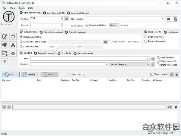 TextCrawler Pro(文件搜索替换工具) v3.1.1 官方版