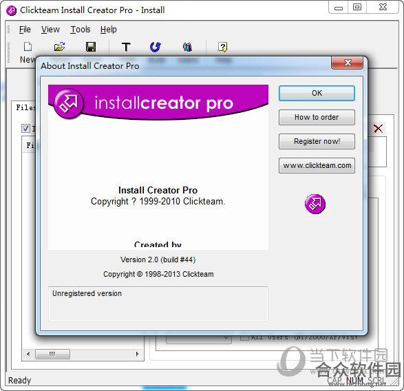 Clickteam Install Creator(安装程序制作程序)  v2.0.45 中文版