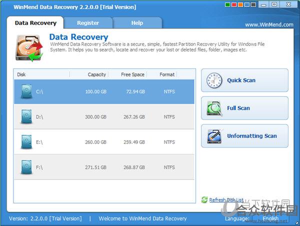 WinMend Data Recovery(数据恢复大师) V1.4.5 汉化破解版