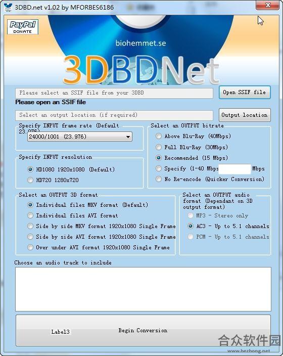 3DBDNet (视频转换)  v1.0.2 中文绿色版