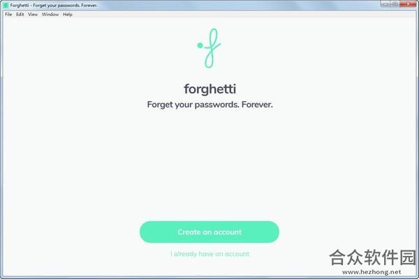 Forghetti(密码管理软件) v1.0.6 官方版