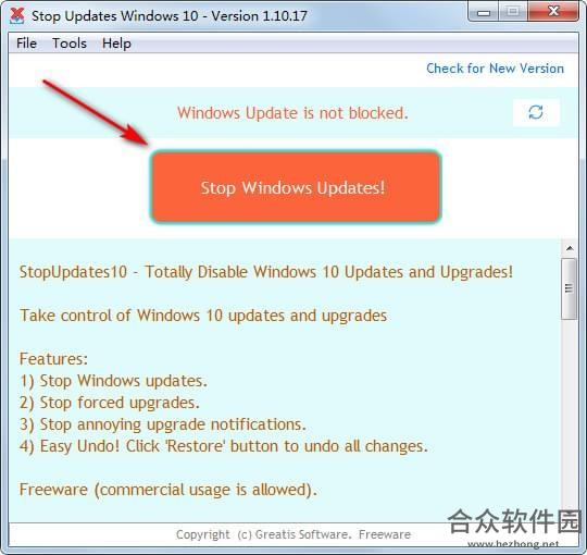 StopUpdates10下载