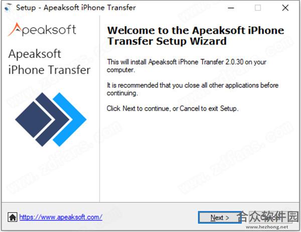 Apeaksoft iPhone Transfer