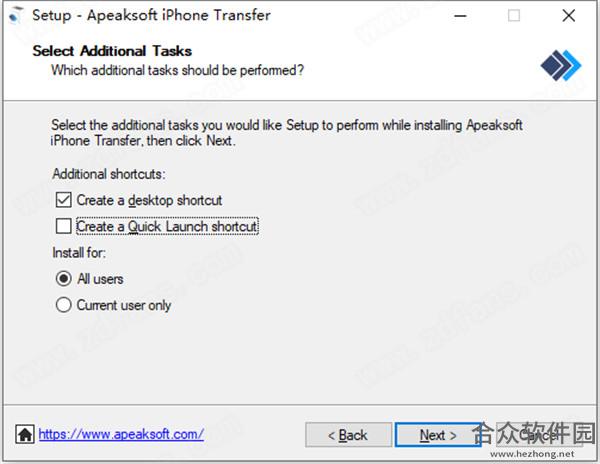 Apeaksoft iPhone Transfer