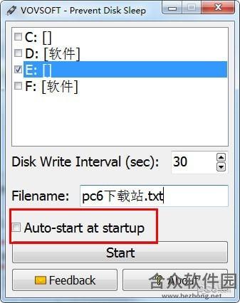 Prevent Disk Sleep