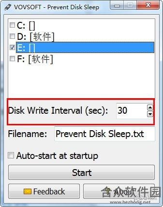 Prevent Disk Sleep