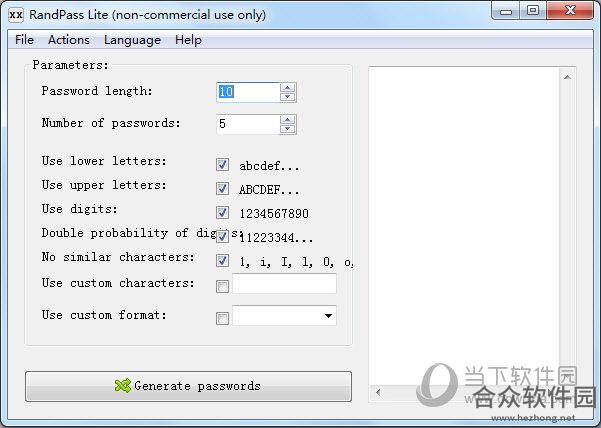 RandPass（随机密码生成工具） V1.5.0.0 官方版下载