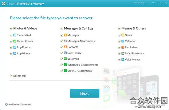 Gihosoft iPhone Data Recovery 4.2.2 官方版