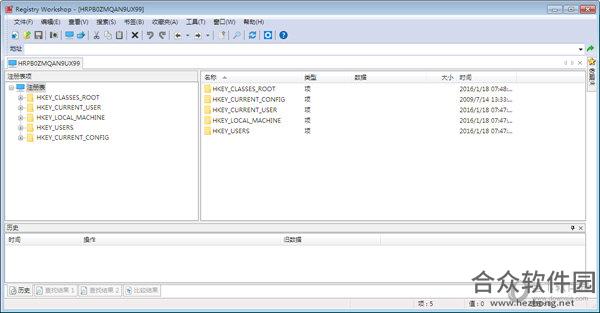 高级注册编辑器Registry Workshop便携版下载V5.0.1中文绿色版