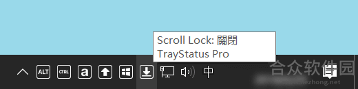 托盘显示键盘状态软件TrayStatus v3.2c 中文破解版