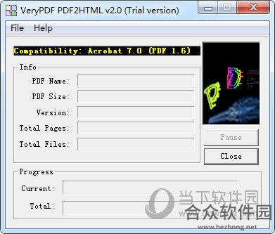 VeryPDF PDF2HTML v2.0 官方版